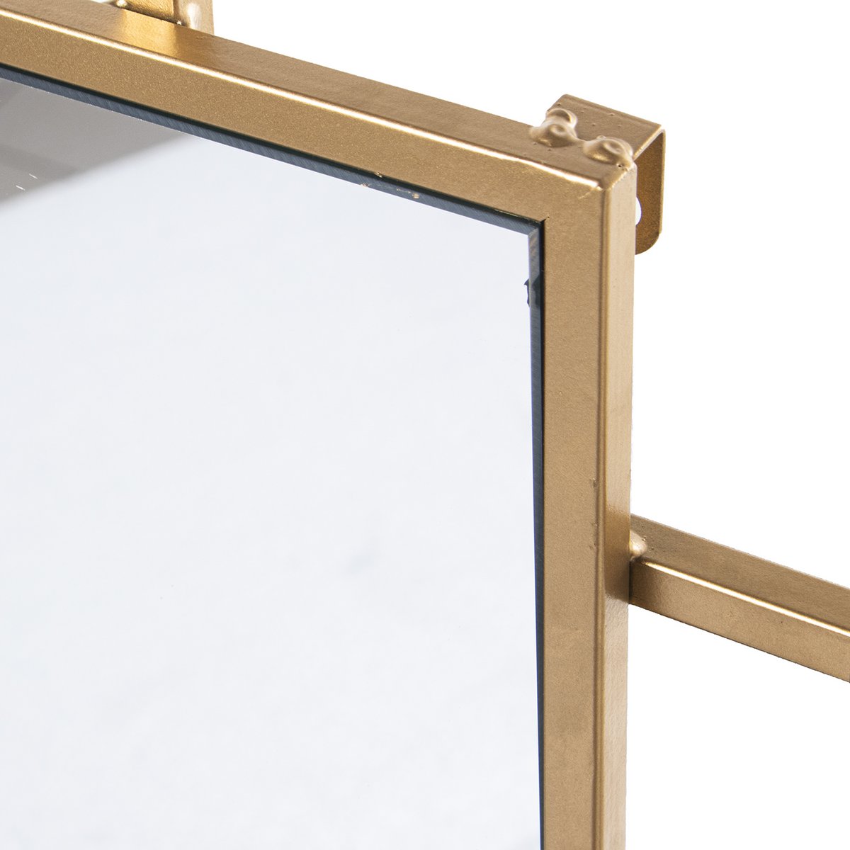 GOLDEN METAL WALL APPLIANCE W/MIRRORS _120X2X53CM ST71932