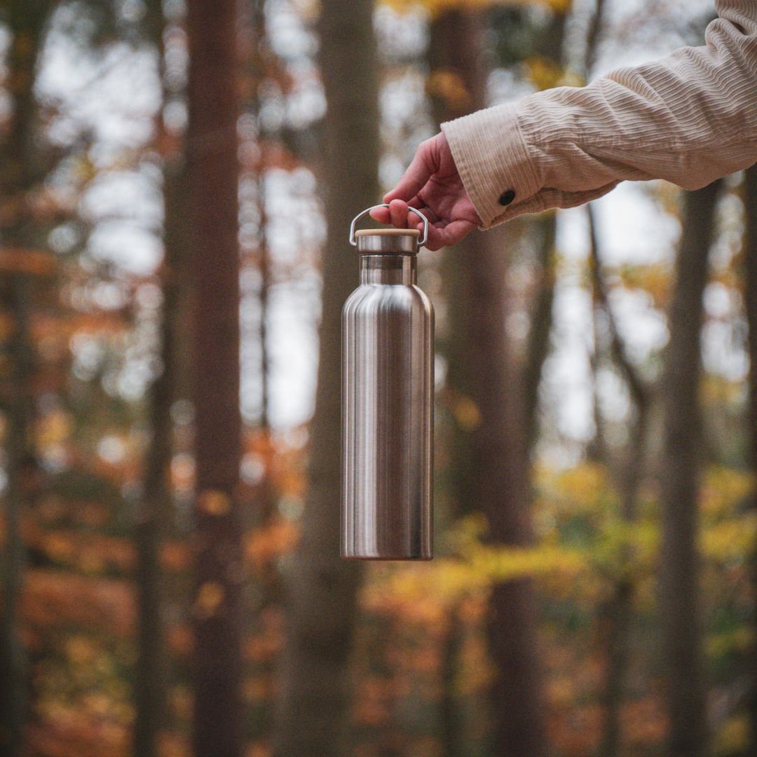 Gourdes en acier inoxydable | avec ou sans isolation | 3 tailles