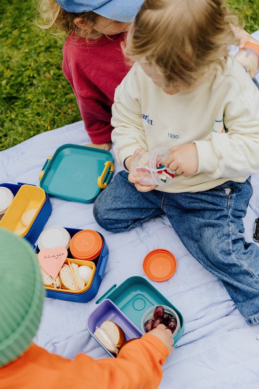 Rikko Lunchbox for Kids with 2 Removable Snack Boxes