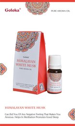 Himalayan white musk fragrance oil, 10ml bottle, essential oil for aromatherapy and fragrance