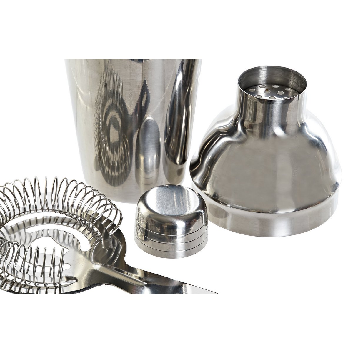 COCKTAIL SET 6 INOX 8X8X21 550ML NOIR RC185258