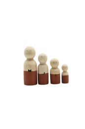 Pegdoll Terra Earth - Tuureluur Trædukke Saml din familie Familiefødsel
