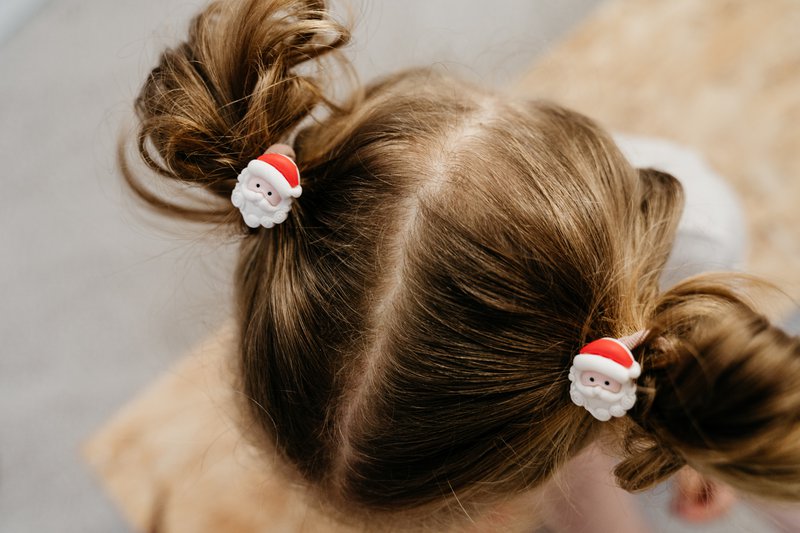 Set von Haarelastiekjes Weihnachten - 8