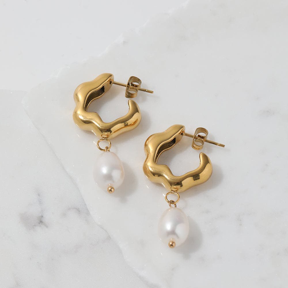 Barretta - Bridal Pearl Earrings