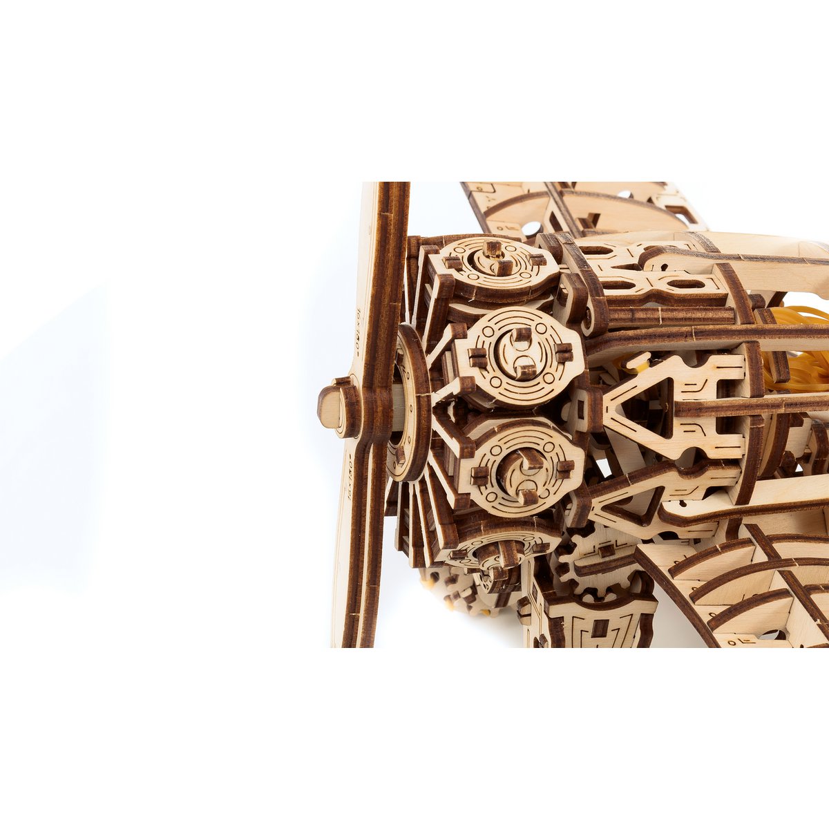 Eco Wood Art (EWA) 3D Mechanische Puzzel -Flugzeug, 1607, 42x28,7x15,4 cm