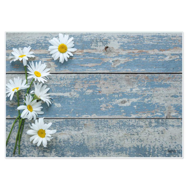 Artipics placemat Waiting for You placemat washable plastic 4 pieces each 42 x 30 cm place mats country house table undermat coasters kitchen dining area, guests, indoors, outdoors
