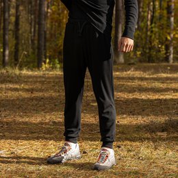 Men's Merino 250 Jogger sweatpants 250gsm Black