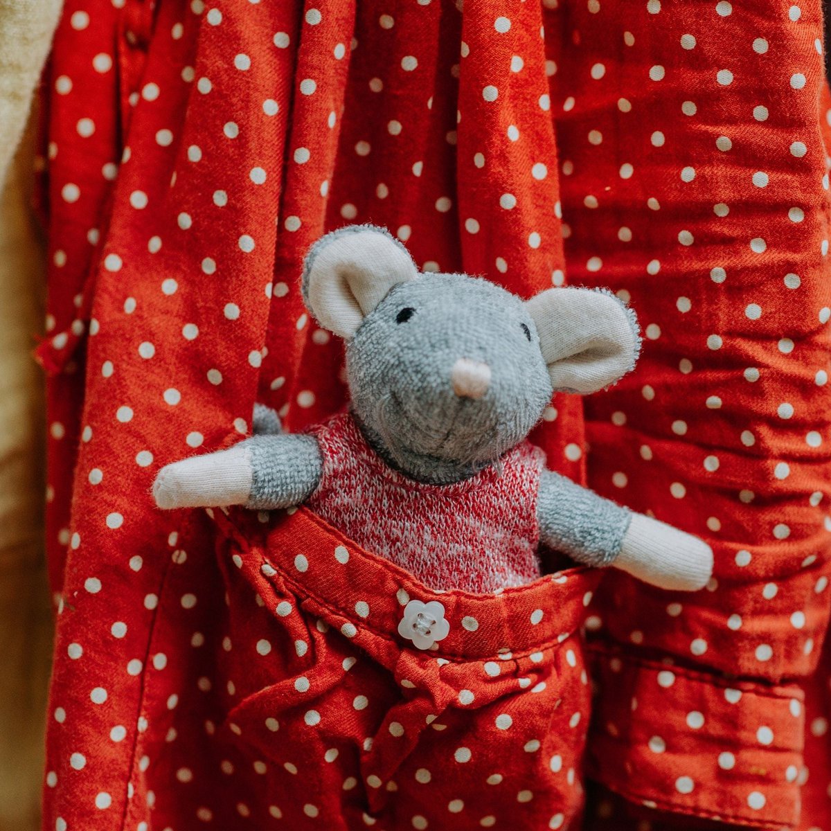 Cuddly toy Mouse Julia (12cm) - The Mouse House