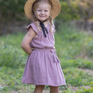 OrganicEra Organic Muslin Skirt, Dusty Rose