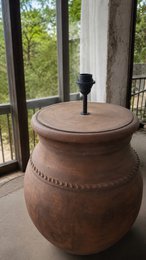 Terracotta rustik gulvlampe N°54
