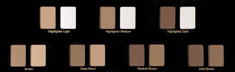 Eyebrow powder DUO Dark Brown