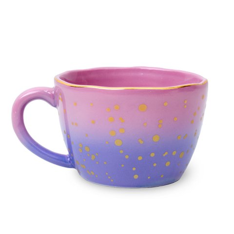 IRREGULAR  VIOLET DEGRADED MUG HF