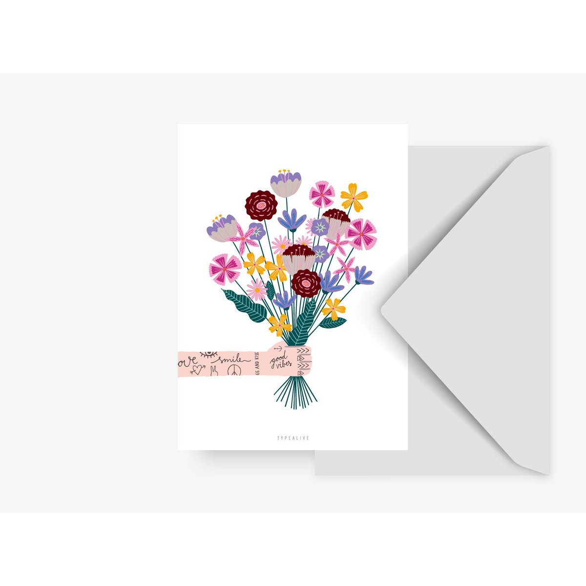 Postkarte / Bunch of Flowers
