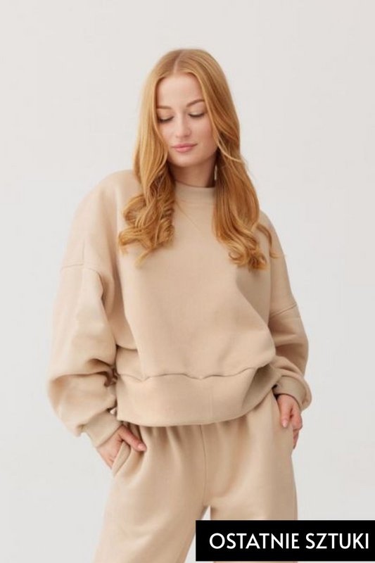 ROSA sweatshirt - bomuld - beige
