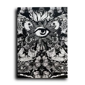 Schwarzer Schmetterling A5 Notebook