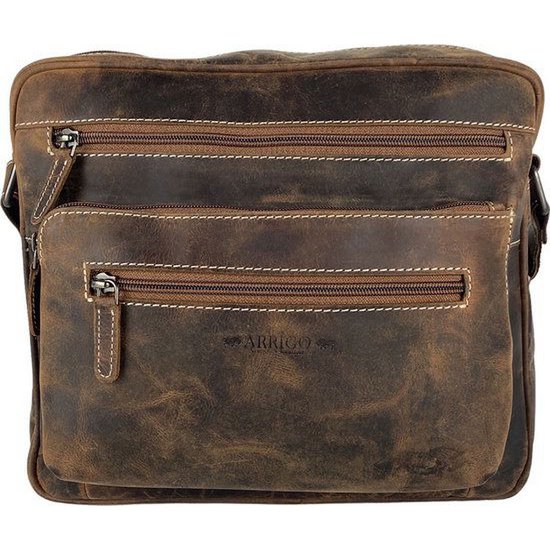 Sac à bandoulière Arrigo pour dames - Cognac Buffaloer Crossbody Bag