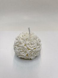 Flower Ball Candle - Round floral candle