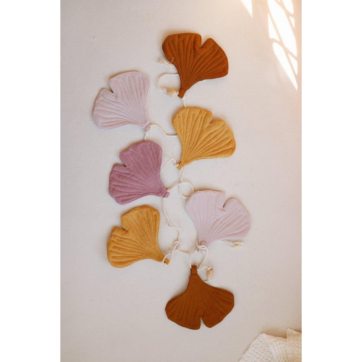 Guirlande « Fin d'Automne » aux Feuilles de Ginkgo