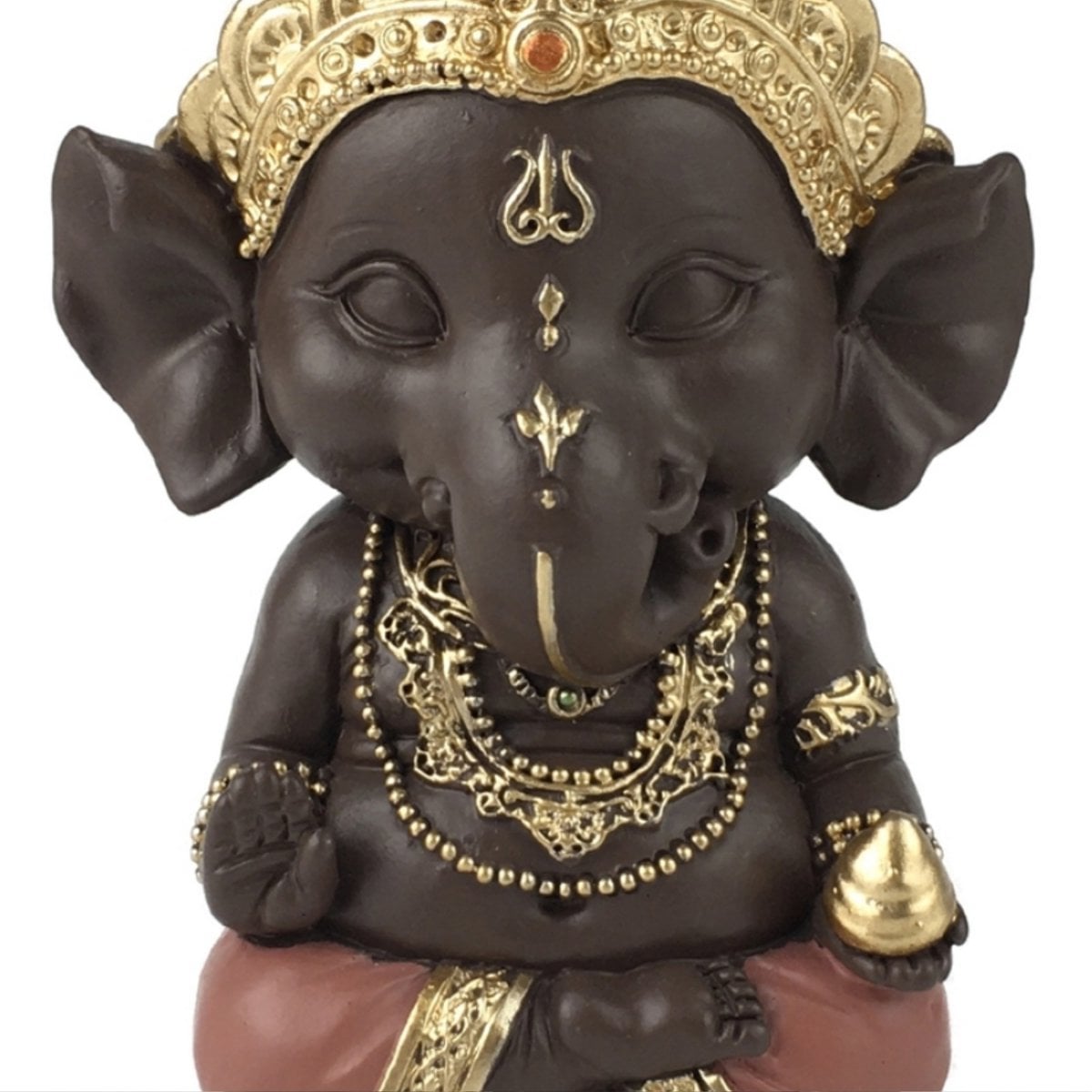 Statuette Ganesh 3 - Glücksbringer - Zen und Feng Shui Dekoration - Um eine entspannende und spirituelle Atmosphäre zu schaffen - Geschenkidee
