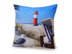Cushion lake design, 40x40cm, with