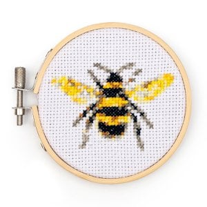 Bee Mini Cross Stich Embroidery Kit