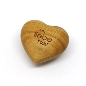 Merci coeur en bois je t'aime