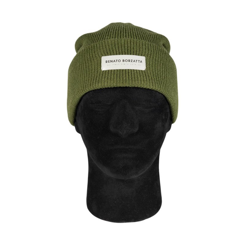RB5001E | Jersey à double gardien Monviso Beeh laine mélangée fabriquée en Italie. Couleur verte - une seule taille