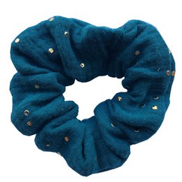 Scrunchie ze szczyptą złota