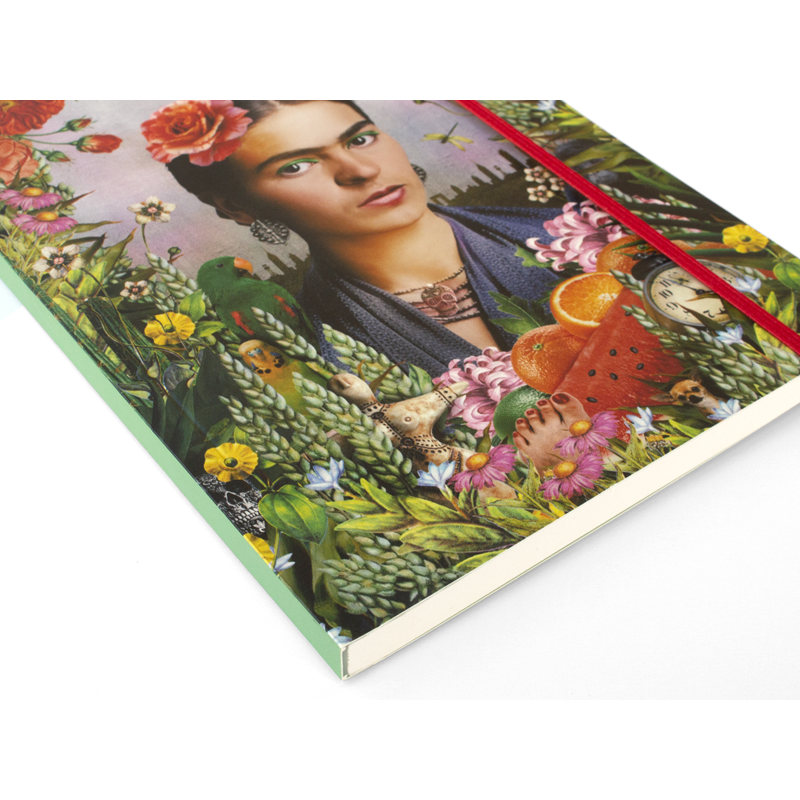 Softcover Buch A5, inspiriert von Frida Kahlo