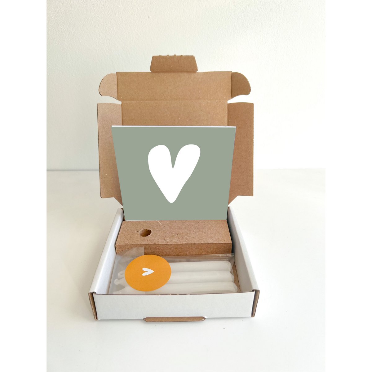 Geschenkbox Größe S – Herzblau