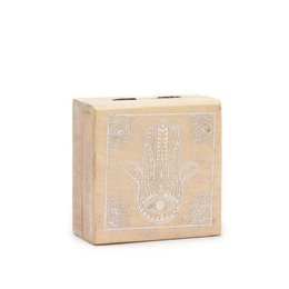 Wholesale Wooden Boxes and Trays with Buddha & Hamsa Design