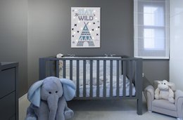 Indiant Tent  Led Light Canvas