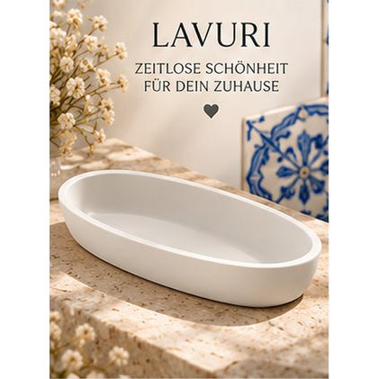LAVURI La Gondola – Handgefertigtes Deko-Tablett, DIY-Schüssel