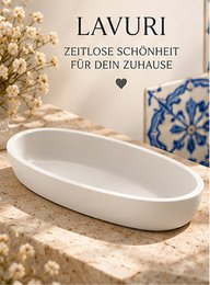 LAVURI La Gondola – Handgefertigtes Deko-Tablett, DIY-Schüssel