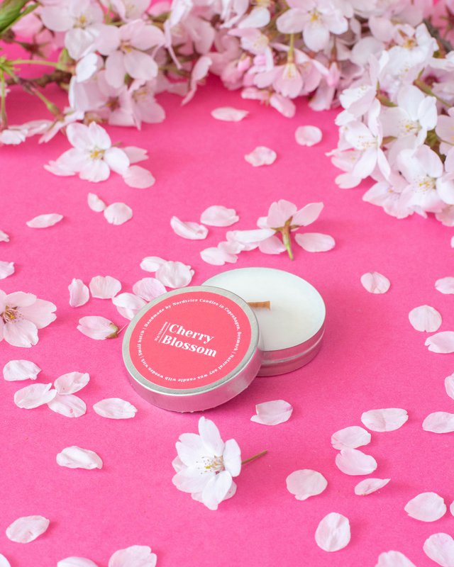 Mini scented soy candles, Cherry Blossom