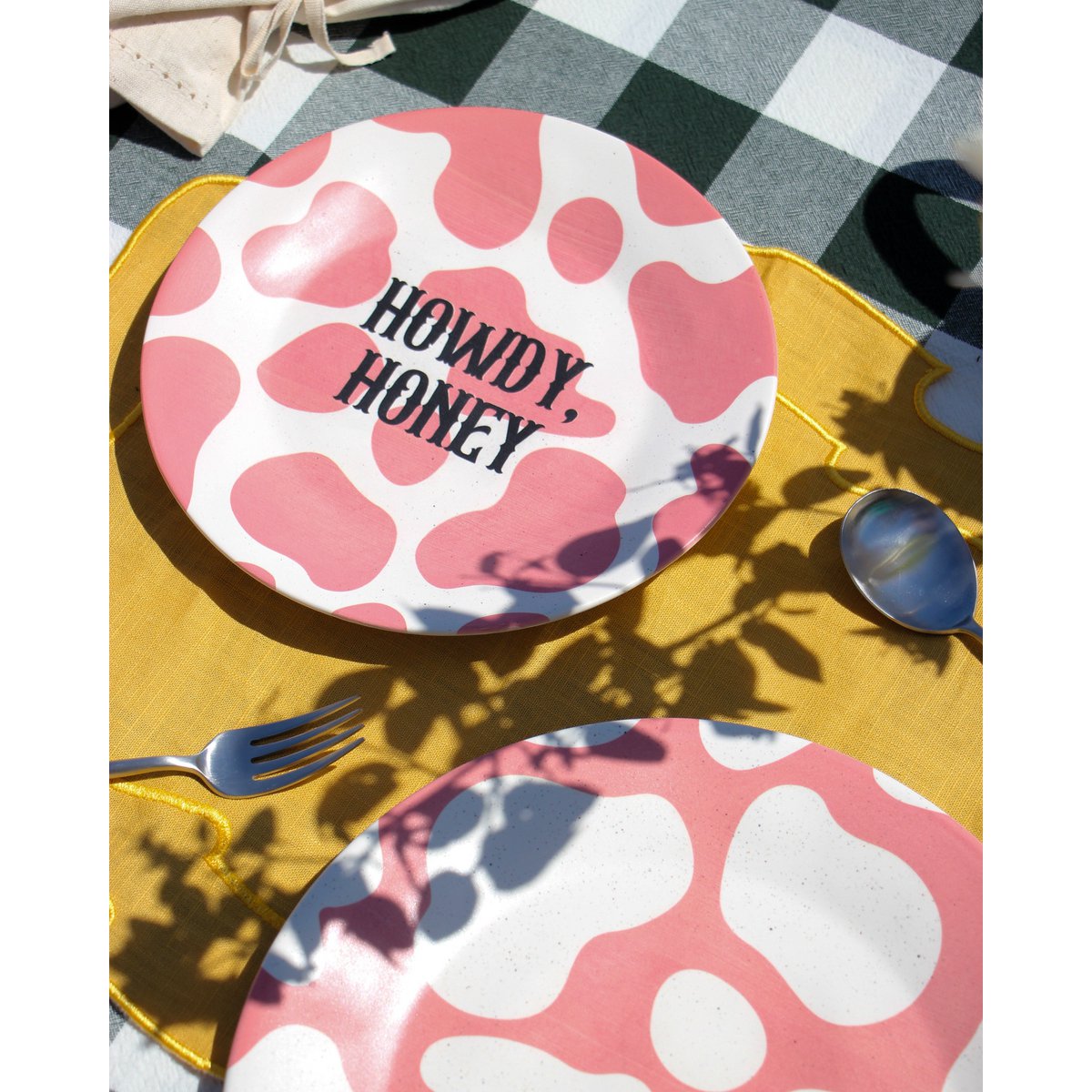 Dessertplaat "Howdy Honey" cowgirl -tijdperk