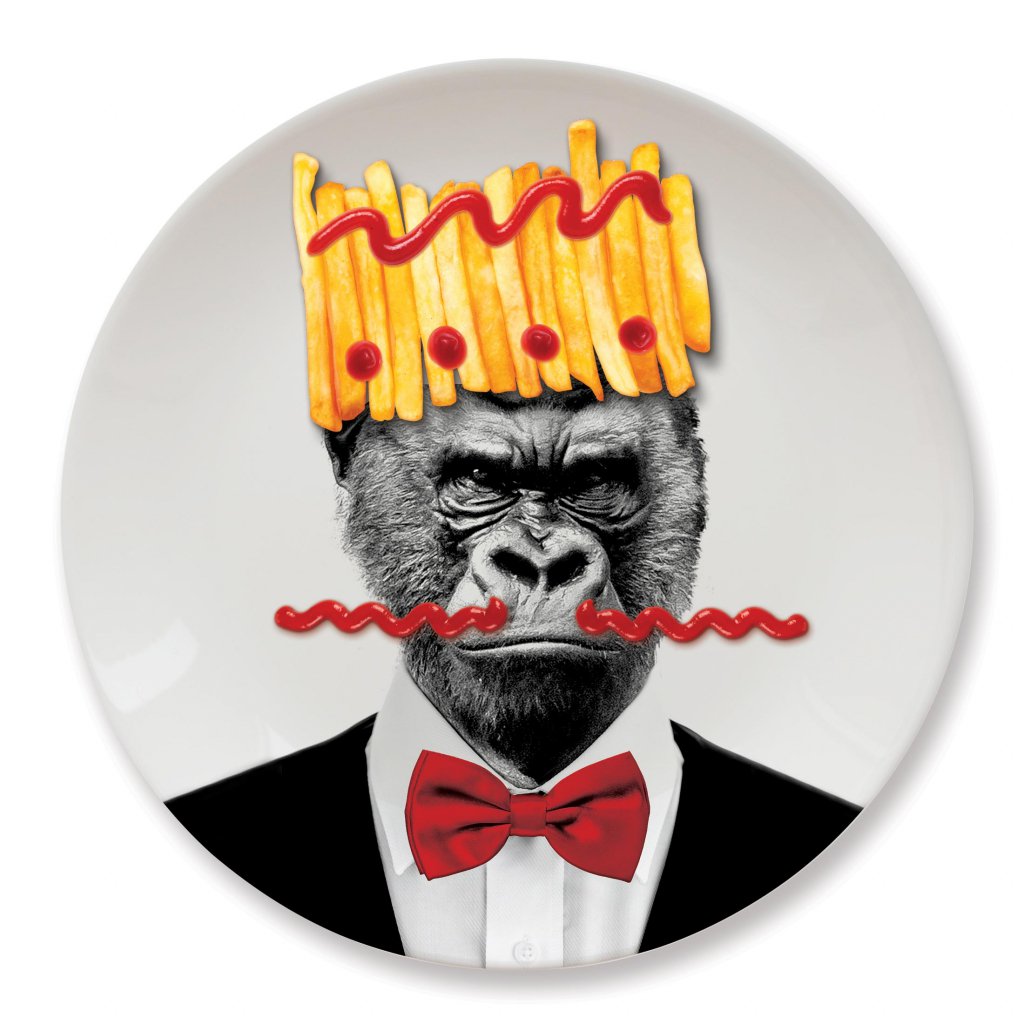 Mustard Bord - Wild Dining Gorilla
