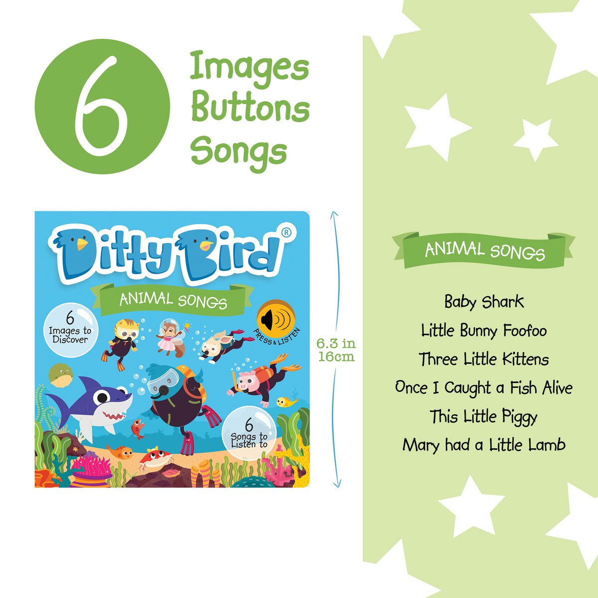 Ditty Bird Baby Sound Book: Chants d'animaux