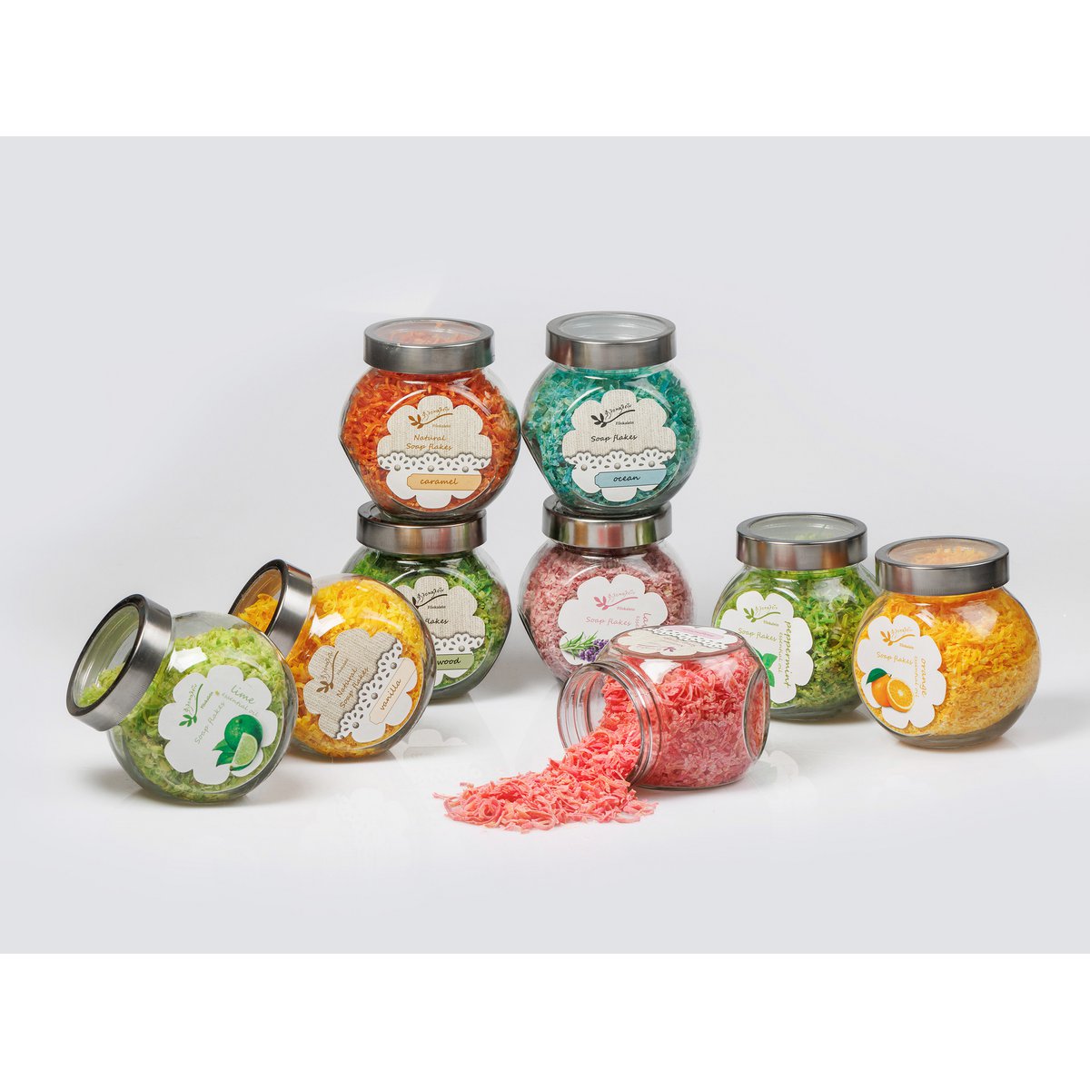 Fiocchi di Sapone Naturale alla Fragranza di Cedro