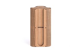 Krea-Wood handmade coffee capsule holder for Nespresso compatible capsules, in natural color