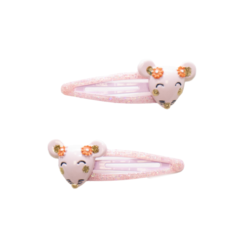 Hair clips - Souris Mices
