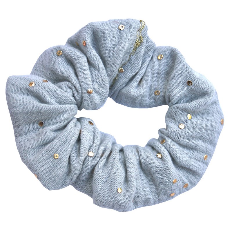 Scrunchie med en knivspids guld