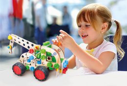 Konstruktor Junior Takelwagen 3 in 1 von Hout-102-Teilen