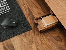 Cajón modular pequeño - Complemento de estante de escritorio doble