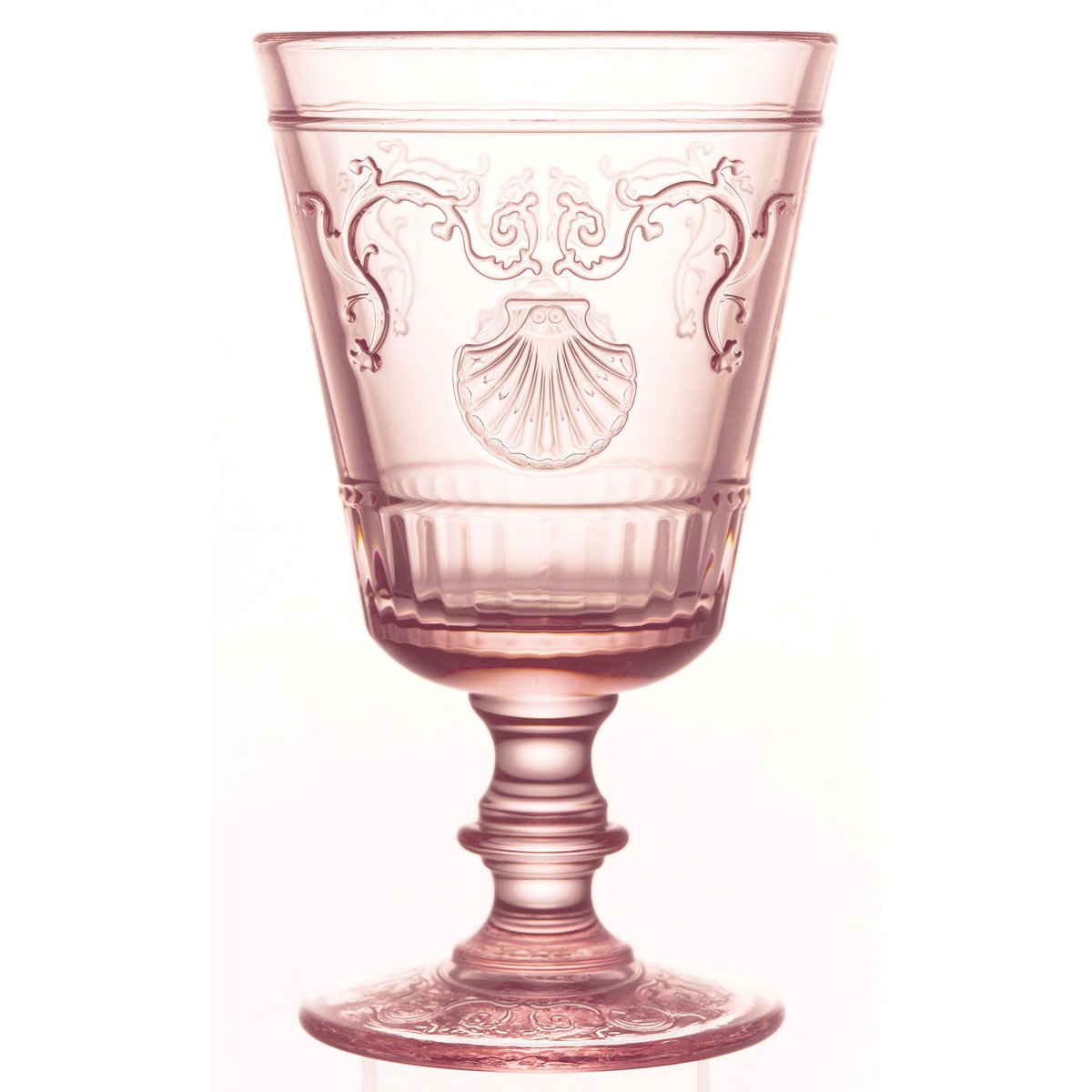 WATERGLAS OP VOET ROSE 20 CL VERSAILLES