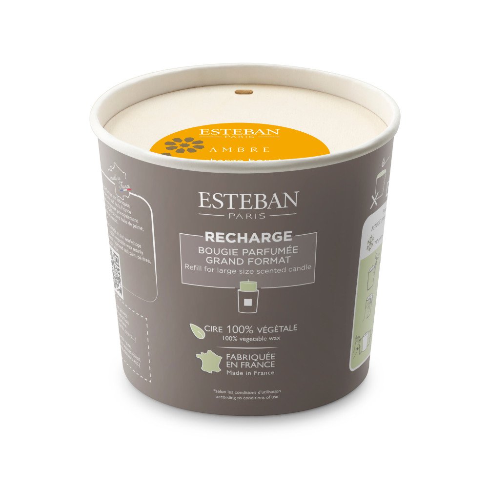 Esteban Classic Ambre Świeca zapachowa Wkład - 450 gr