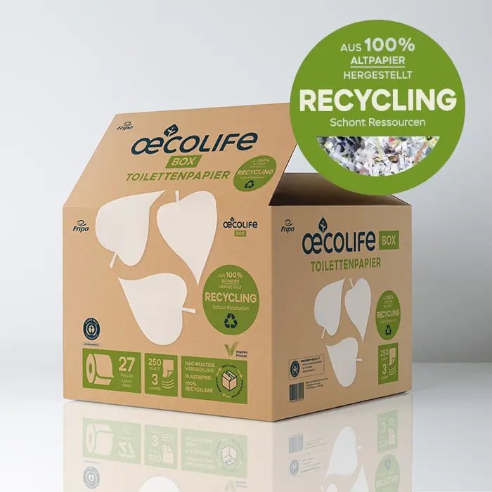 Boite papier toilette RECYCLAGE (lot de 2)