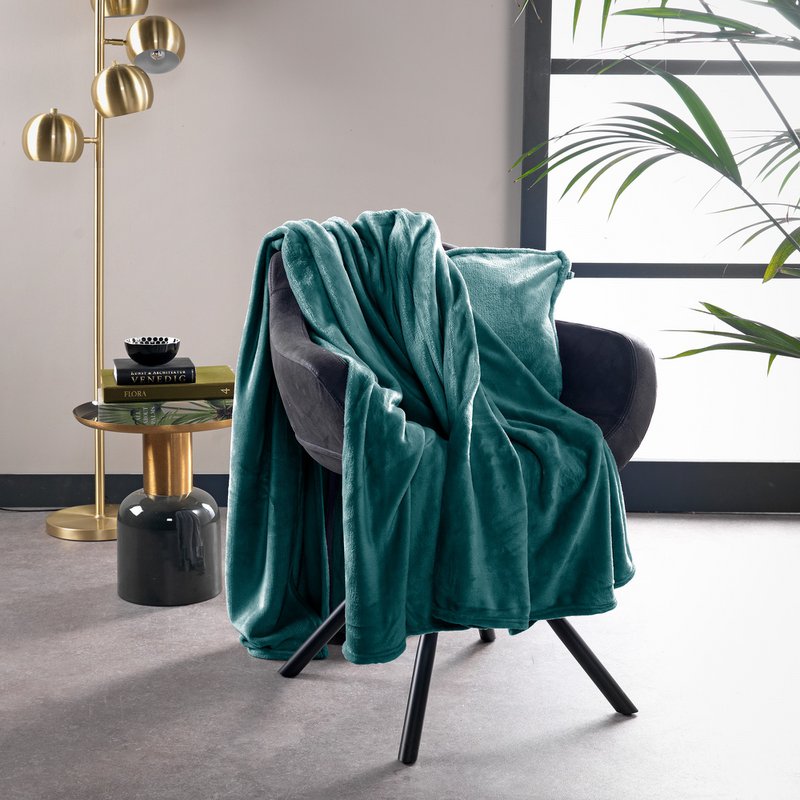 Dutch Decor BILLY - Plaid 150x200 cm Sagebrush Green - green