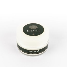 Argan moisturizing cream in a white jar with a green label. The cream is designed to hydrate and nourish the skin with the benefits of argan oil.
