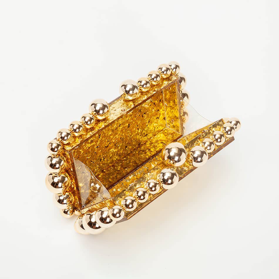 Saint Tropez Diamond 18 Karat Gold Karat Abendtasche